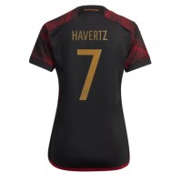 Germany Kai Havertz #7 Replica Away Shirt Ladies World Cup 2022 Short Sleeve